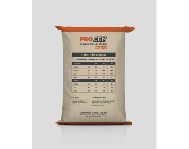 XI MĂNG POÓCLĂNG HỖN HỢP PCB40