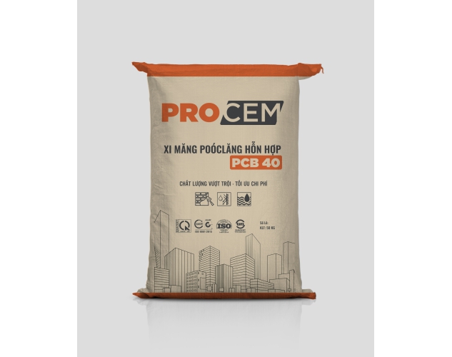 XI MĂNG POÓCLĂNG HỖN HỢP PCB40