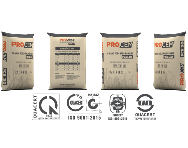 XI MĂNG POÓCLĂNG HỖN HỢP PCB30