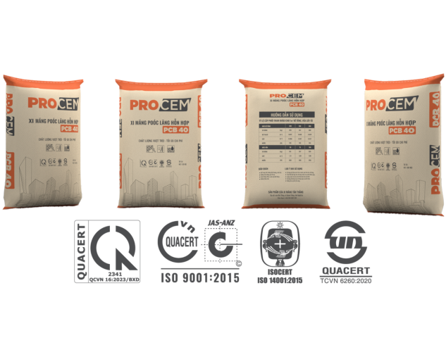 XI MĂNG POÓCLĂNG HỖN HỢP PCB40